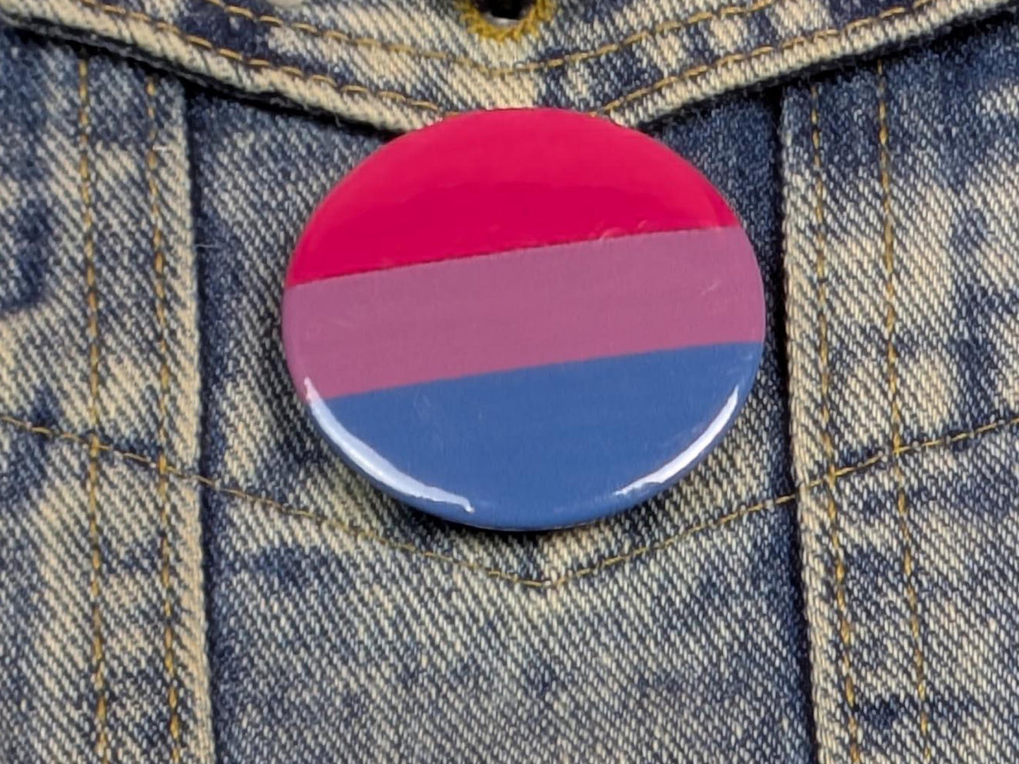 Bisexual Pride Pin Badge