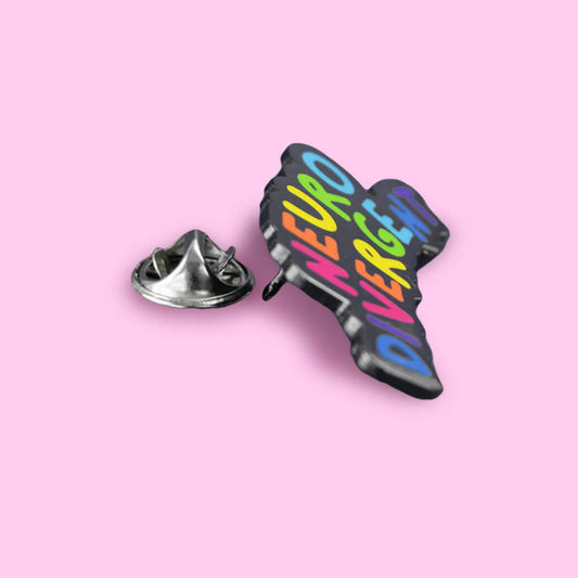 Neurodivergent Enamel Pin