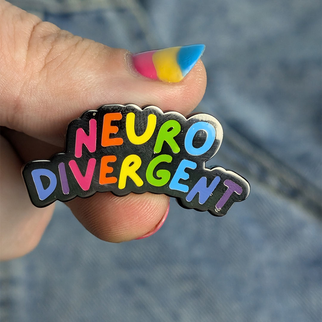 Neurodivergent Enamel Pin