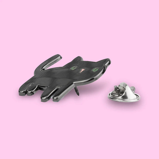 Black Cat Enamel Pin