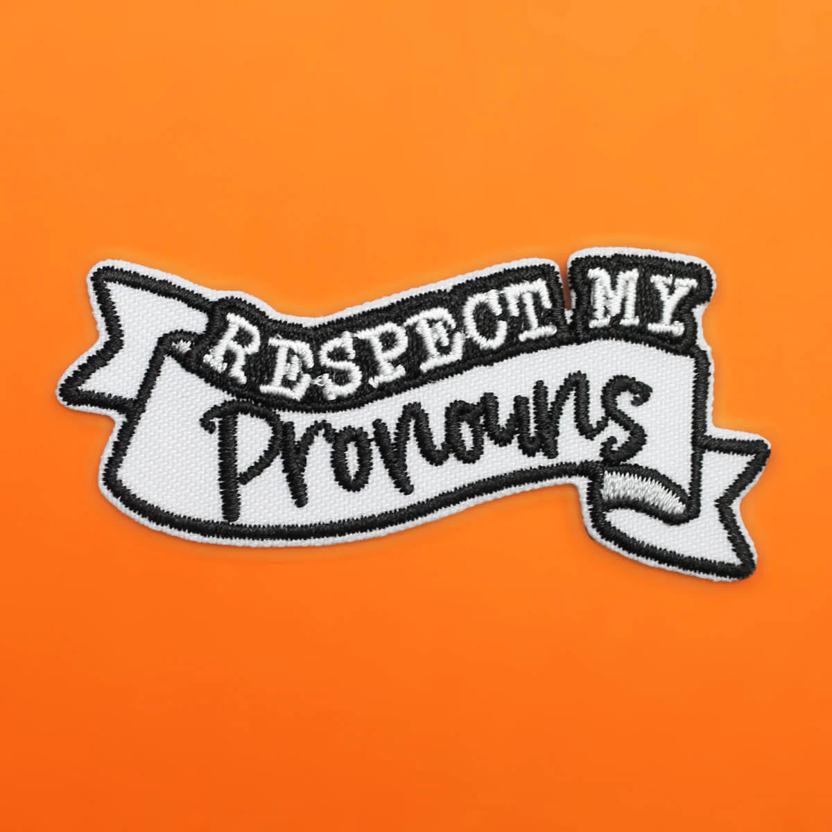 Respect my pronouns patch