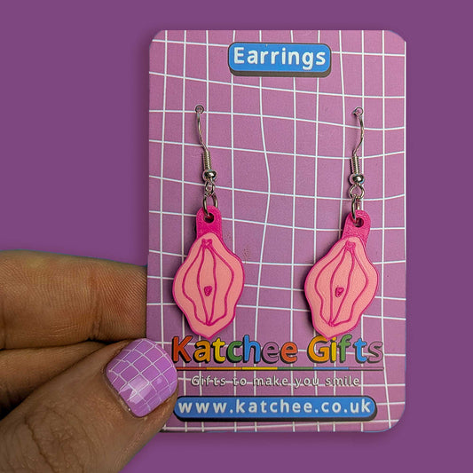 Vulva earrings - drops