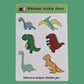 dinosaur sticker sheet 2