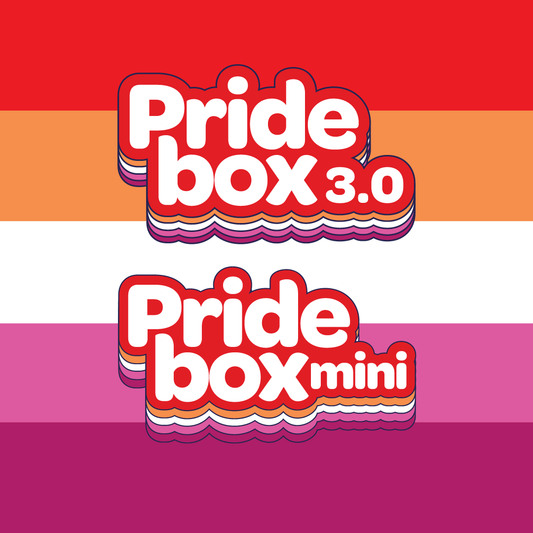 Lesbian pride gift box, PrideBox 3.0, PrideBox Mini