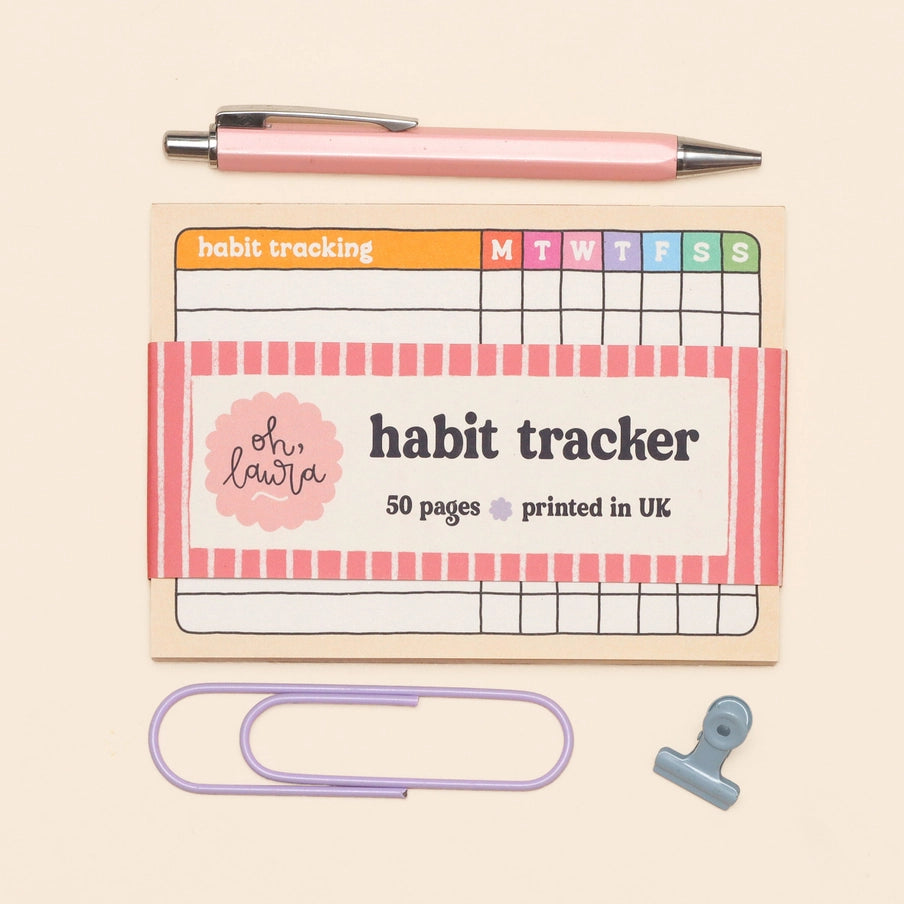 A6 Habit Tracker Notepad