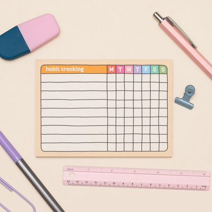 A6 Habit Tracker Notepad