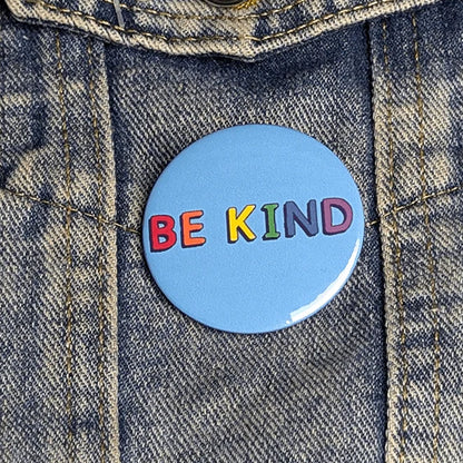Be Kind pin badge