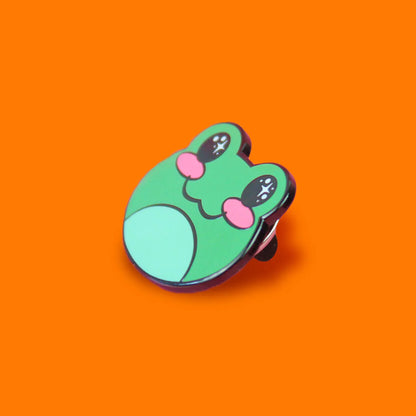 Cute Frog Enamel Pin