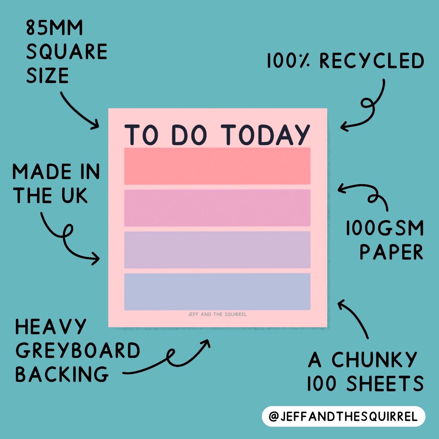 Important Tasks Memo Pad