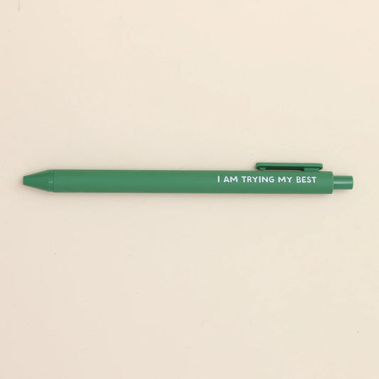 Ballpoint Pen - I Am Trying My Best - Regular