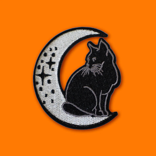Cat On Moon Patch