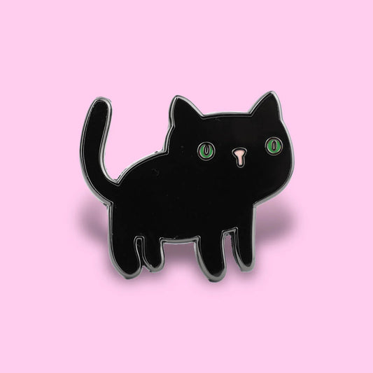 Black Cat Enamel Pin