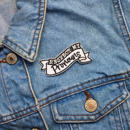 Respect my pronouns patch