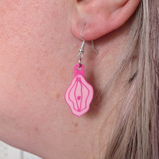 Vagina earrings - drops