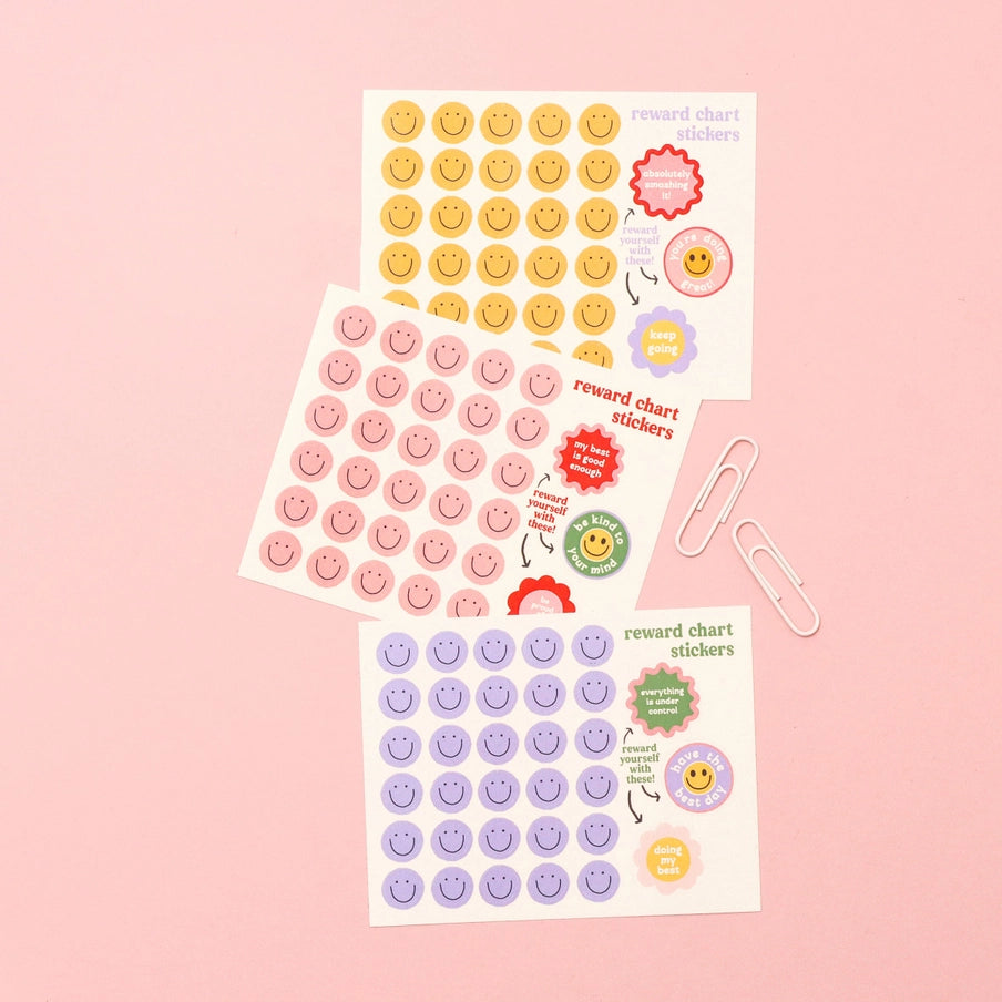 A6 Reward Chart with Sticker Sheets