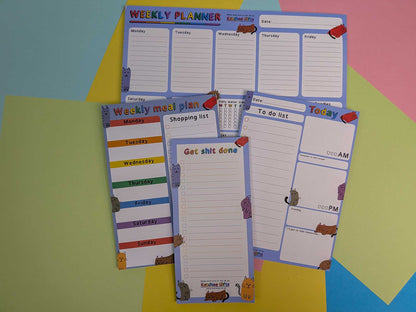 Cats themed stationery bundle - ultimate planning set