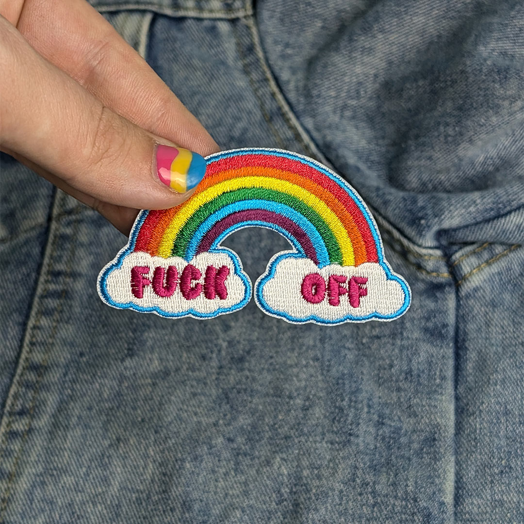 Rainbow fuck off patch