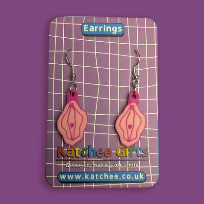 Vagina earrings - drops