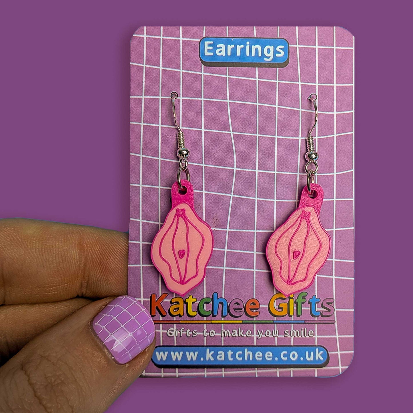 Vagina earrings - drops
