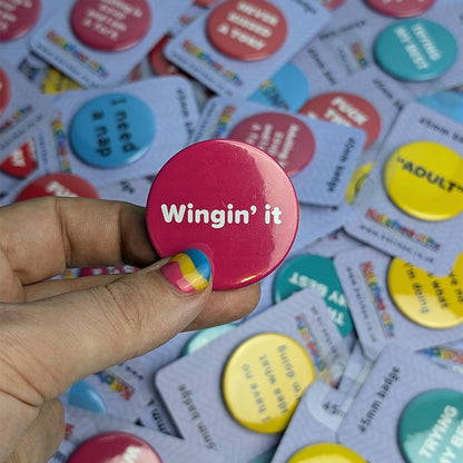 Wingin' it badge