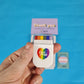 Rainbow facepaint, Pansexual pride gift box, PrideBox 3.0