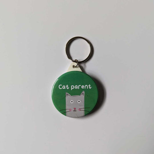 Cat parent keychain
