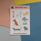 Dogs sticker sheet, Planner, Journal, Scrapbooking stickers